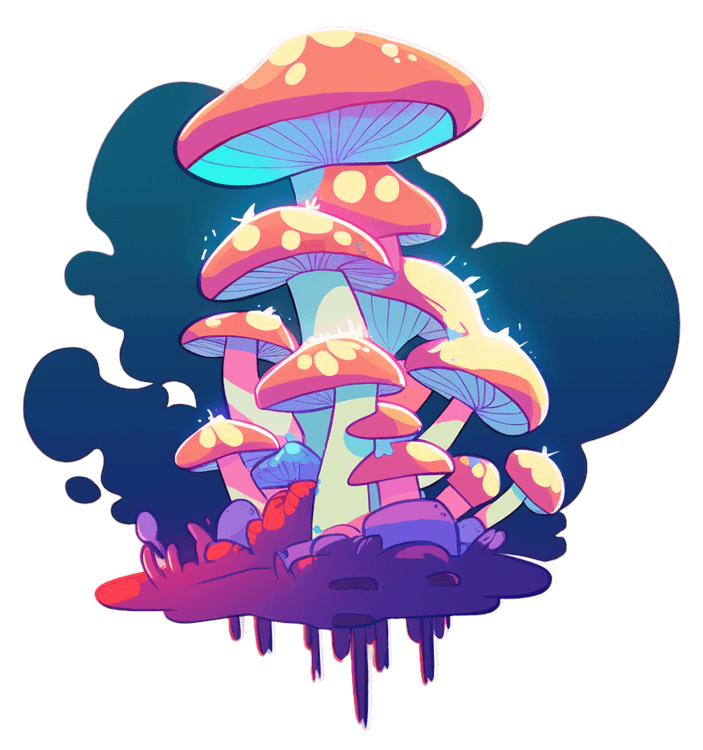 Mushrooms Melting