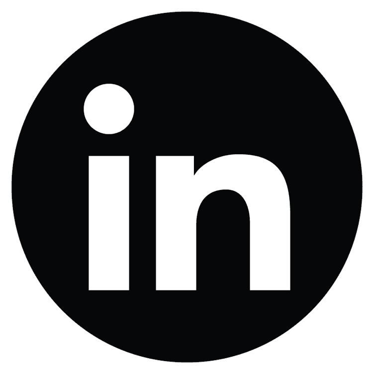 LinkedIn-Black Circle