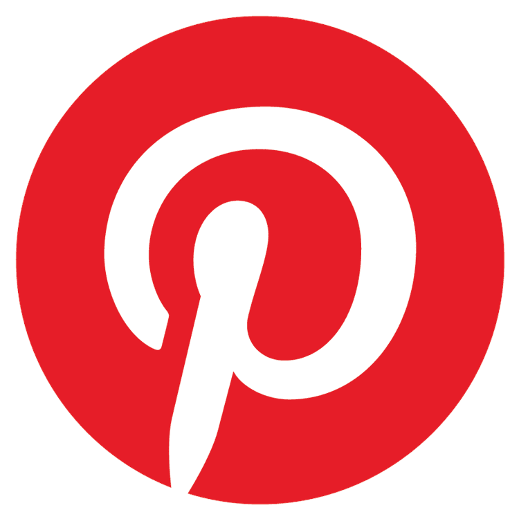 Pinterest Colored Circle