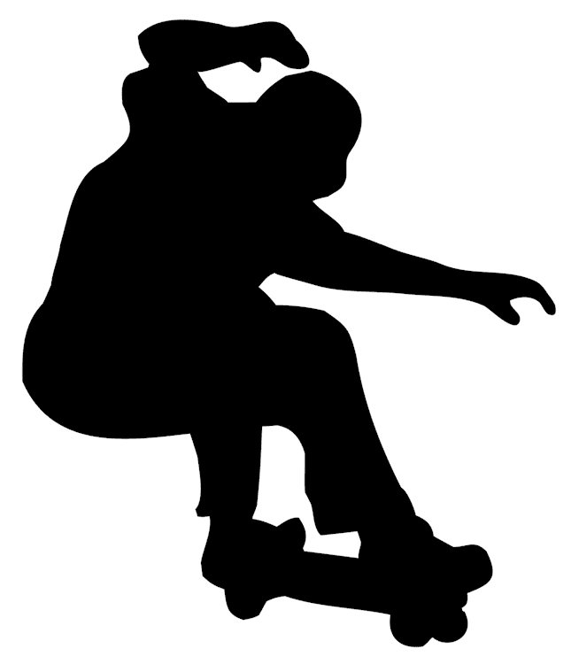 Skateboarder Silhouette