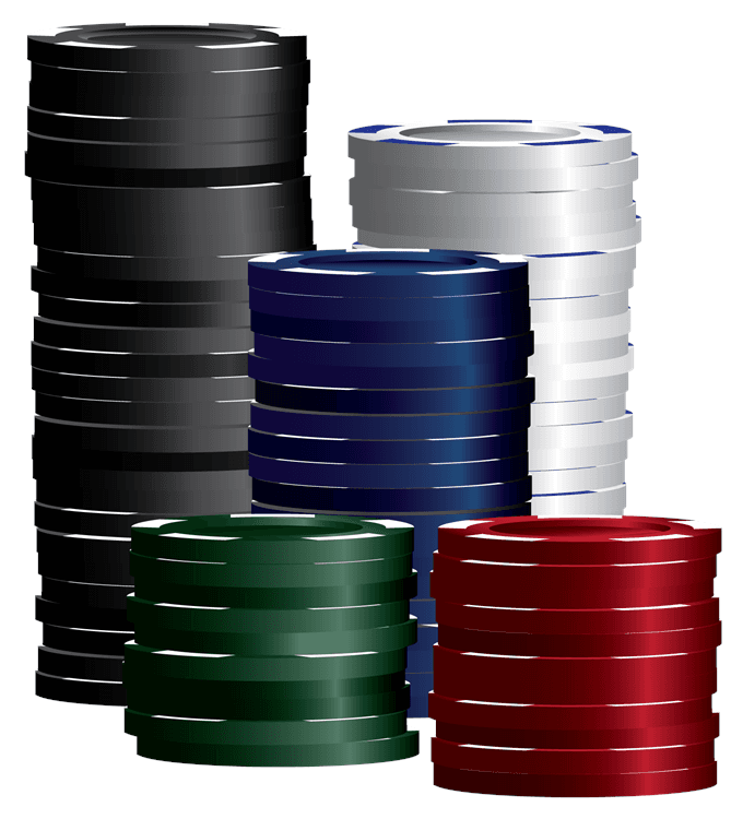 POKER CHIP STACKS