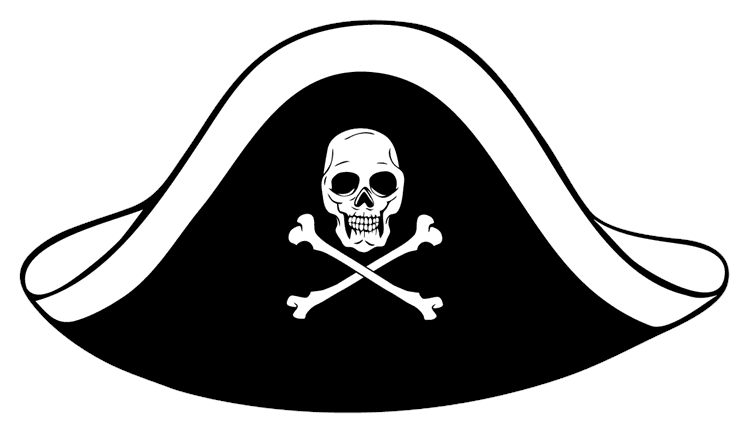 Skull and Crossbones Pirate Hat