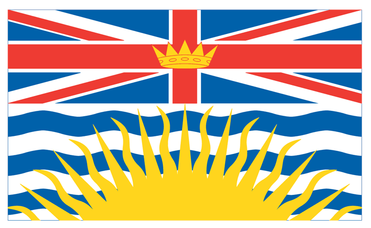 Flag of  British Columbia