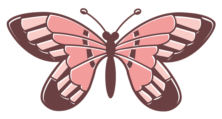Aesthetic Pink Butterfly